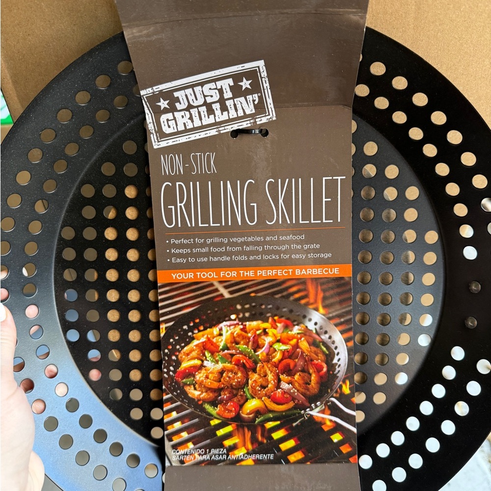 Just Grillin' Non-Stick Grilling Skillet